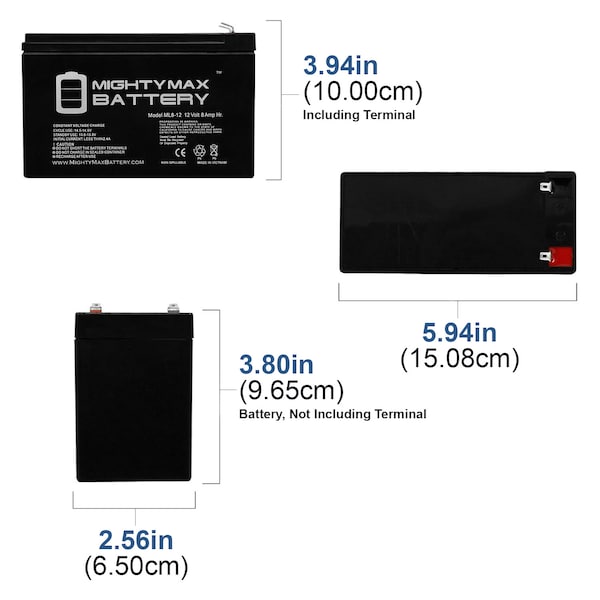 12V 8AH SLA Replaces Battery For Belkin Regulator Pro Gold USB F6C650